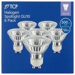 Spot Light Bulb 6 Pcs GU10 2800K 300Lm 40W 30° Dimmable Warm White Halogen Bulb