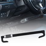 Password Combination Car Steering Wheel Pedal Brake Clutch Loc Extendabl Hook