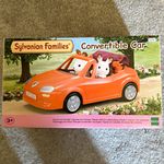 Sylvanian Families Orange Convertible Car Vehicle Toy with Fabric Roof MPN 5241