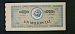 Romania old paper bill / 1.000.000 lei 1947 / unc