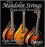 MANDOLIN STRING SET > Bronze Wound (Light, .010 - .034 Loop Ends) - Adagio Pro