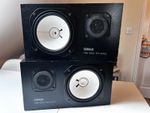 Yamaha NS10M Studio Monitor Speakers - Matched Pair - Damaged Woofers For Parts