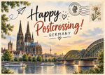 Happy Postcrossing Postcard | Germany 003 - Germany | NH Postcards