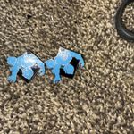 1989 PLANET STUDIOS Marvel THE BEAST Byrne CLOISONNE PIN #085 SILVER Back  Pair!