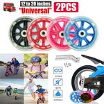 Universal Kids Bicycle LED Training Wheels Stabilisers For 12-20 Inch Bike Cycle
