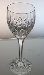 Stuart Crystal "SHAFTESBURY" Wine Glass - 17.5cms (6-7/8") Tall - Signed 1st