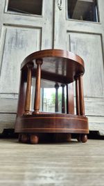 Early 20th C. Mahogany Mirrored Display Shelf, Antique Display Cabinet 
