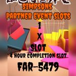 SIMPSONS_Partner Event_Monopoly_Go_Full_Carry_RUSH ( 1 X SLOT ) ( 4 HOURS )