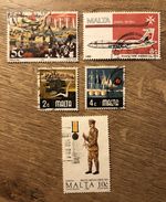 Stamps Malta, stamped, no gum
