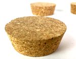 One Tapered Amalgamated Cork Stopper, Perfect for terrariums or food storage