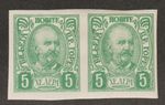 1902 Montenegro Sc# 59a imperforate - 5h. Nicolas I. MH Est$5.75