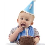 Kids Birthday Party Hat Blue Reusable Baby 1St Birthday Headband