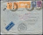 Zeppelin Brazil 1934 5th SAF MiF from Santos to Hamburg Si 266 A/1468