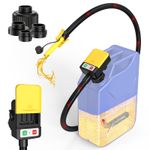 3.2GPM Electric Automatic Fuel Transfer Pump,2.0″&2.1″&2.75″&3.75″ Can Adapters