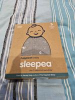 Sleepea Organic Swaddle Sleeping Bag Small 0-2 Months, 2-5kg