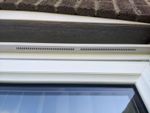 Window Door External Grille Trickle Air Vent Slot Covers White Plastic Exterior