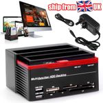ALL in One HDD Docking/Dock Station HD Dual Bay USB to SATA IDE 2.5" 3.5" UK
