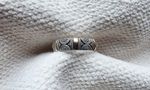 Sterling Silver 18K Gold Handmade Vintage Bali Filigree Suarti Ring - Size N