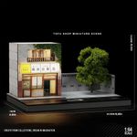 1/64 Fujiwara Tofu Shop Diorama Scene with LED Lights – Display Only