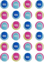 ZippyPaws Squeaky Tennis Balls With Squeaker For Pet Dogs Play - Bulk 24-Pack