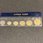 1994 Cyprus Uncirculated Coin Set in Presentation Wallet (6 coins 1/2 to 20 Mils