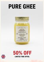 Pure Organic Grass-Fed Artisan Home Made Ghee 450 ML– 💥SPECIAL OFFER💥 