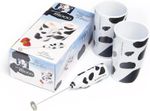 Aerolatte Mooo Milkshake Frother inc 2 Fun Mooo Mugs Cappuccino