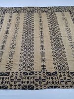 Vintage Beautiful African Pictorial Mud Traditional Cloth Textile Wall Hanging