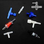 4mm/6mm Airline One Way Air Regulator Valve Splitter Aquarium Fish Tank Pump 