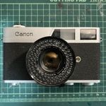 Canon Canonet 45mm f/1.9 - early 35mm film rangefinder fully mechanical