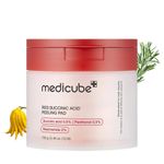 Medicube Red Succinate Panthenol Exfoliating Pads - Soothing and Repairing Face