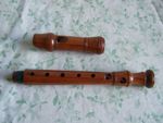 Küng / Kueng  Soprano / Descant Recorder, Superio, Plumwood , Dark, Good Cond.
