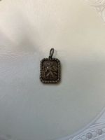 St Christopher Pendant Rectangular Pendant Men’s Jewellery Protection Keepsake 