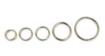 Welded O-Ring 10mm - 50mm Metal Nickel Plated 4mm Circle Rings x1 - x100