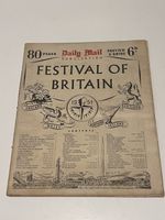 Daily Mail Festival of Britain Preview & Guide Newspaper 1951 80 Pages V Rare