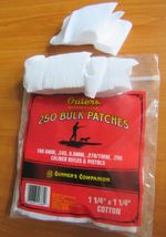 Outers 250 Bulk Cleaning Patches for 6mm,.243,6.5 Grendel, 7mm and many more.