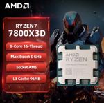 AMD Ryzen 7 7800X3D 8-Core 16-Thread CPU | AM5 | New Sealed | UK Seller