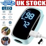 NEW Fingertip Oximeter Oxygen Blood, Pulse SpO2 Monitor Saturation Meter UK