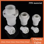Non Return Valve PPR Plastic Check Shut OFF Valve One Way Fittings Adapters