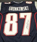 Rob Gronkowski New England Patriots Signed Autographed Jersey with COA