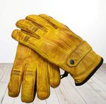 Retro Motorcycle Leather Gloves Garage Rider Vintage Old Classic Chopper Bobber