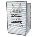 The Hanger Store™ Tough Foldable Laundry Bag with Rope Handles