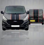 Bonnet & Rear Stripe Kit - Vinyl Decals for Transit Custom MK8 (2014-2023)