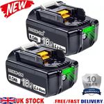 2 Packs For Makita 18V Battery 8.0Ah LXT LED Li-Ion BL1830 BL1840 BL1850 BL1860B