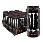Monster Energy Drink  Ultra Black 500 ml (Pack 12) Full Case
