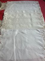 Set of 8 Vintage Madeira Hand Embroidered Placemats - Very Pretty!