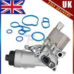 Oil Filter Cooler Assembly & Seal For Vauxhall Adam Zafira Astra Corsa 1.4 Turbo