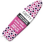 COTTY HOME 120x40cm / 48x16 inch Extra Thick Ironing Board Cover - Padded