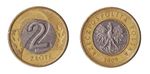POLAND 2 ZŁOTE ZLOTE 2009 Y# 283 XF