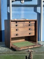 Vintage Machinist Tool Box Carrybox Wooden Case Tool Case